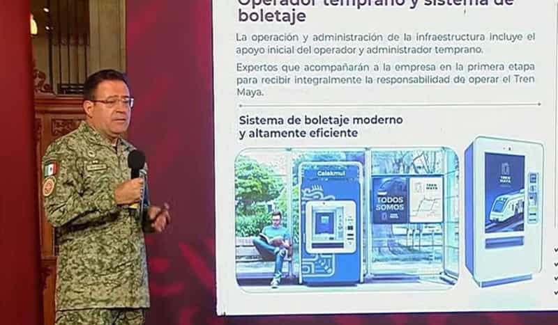 El general de brigada intendente Diplomado de Estado Mayor Óscar David Lozano Águila Director de Tren Maya