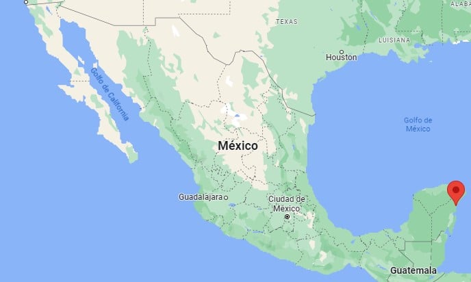 Quintana Roo mapa